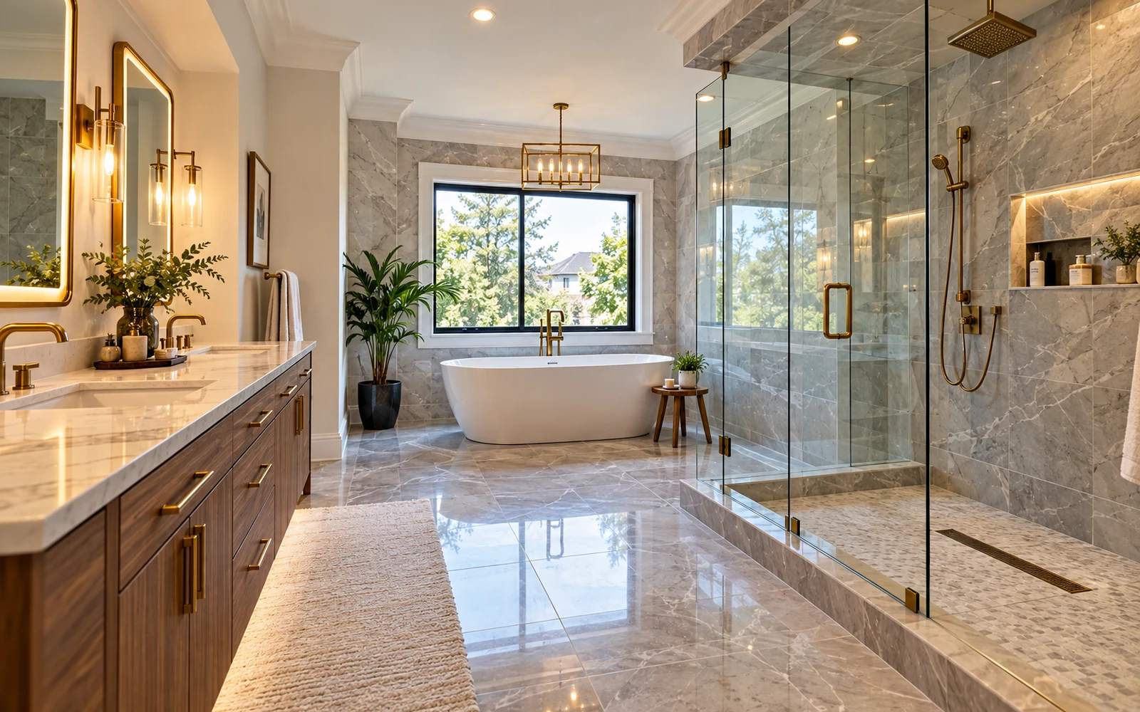Illustrative bathroom renovations design