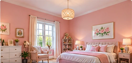 AI-generated illustrative concept of kids room painting in a renovated residential interior